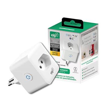 Imagem de Plug de Tomada Inteligente Bivolt 16A com Conexão WI-FI e Bluetooth Branca - SHPT400 ELG