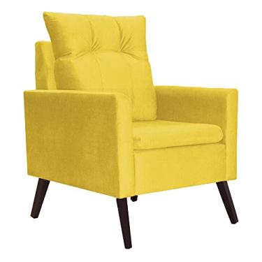 Imagem de Poltrona Para Sala Ligia Suede Cores - DS Estofados