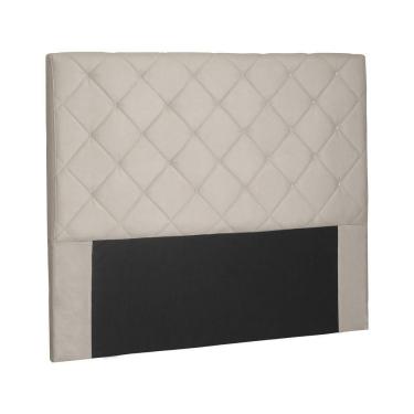 Imagem de Cabeceira Tania Cama Box Casal 140Cm Suede Bege