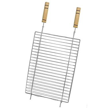Imagem de Grelha Gaucha Dupla Para Churrasco Grilazer 36x50cm