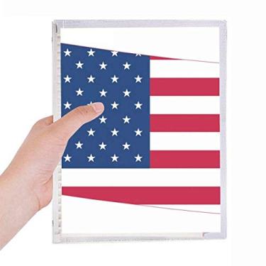 Imagem de Wyoming — Caderno de folhas soltas com bandeira de estrelas e estrelas