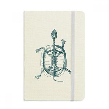 Imagem de Caderno de desenho de tartaruga com estampa de animal de tartaruga oficial em tecido rígido diário clássico
