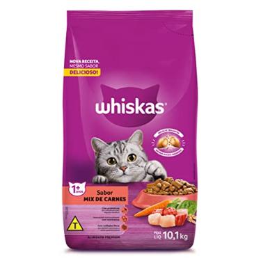 Imagem de whiskas Ração Whiskas Para Gatos Adultos Mix De Carnes 10 1 Kg