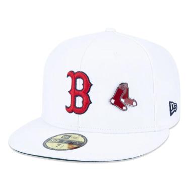 Imagem de Boné New Era Boston Red Sox 5950 Core Branco