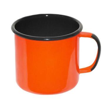 Imagem de Caneca Esmaltado 160 ml Laranja Ewel