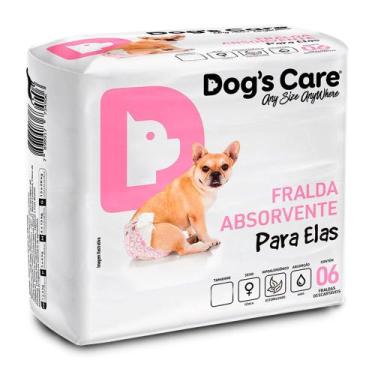 Imagem de Fralda Higienica P Para Femeas Dogs Care C/6 Unidades