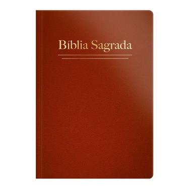 Imagem de Livro - Bíblia Rc Letra Grande Semi Luxo Telha