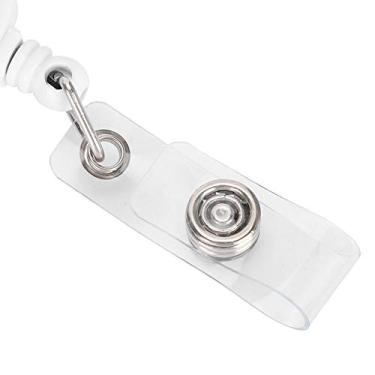 Imagem de Fivela de clipe de cartão, porta-cartão retrátil de 79 cm de comprimento, para homens, mulheres, cartões de trabalho pendurados pendurados em cartões de identificação