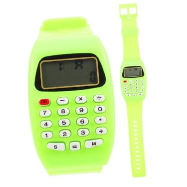 Imagem de Tofficu 2 Unidades Relógios Infantis Para Meninos De 5 a 7 Anos Calculadora Para Crianças Relógio De Cálculo Para Crianças Relógio Multifuncional Garoto Caixa De Relógio Masculino