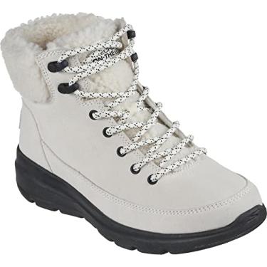 Imagem de Skechers Glacial Ultra Woodlands feminina, Branco/preto, 38