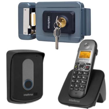 Imagem de Kit Interfone Telefone E Porteiro Sem Fio Tis 5010 E