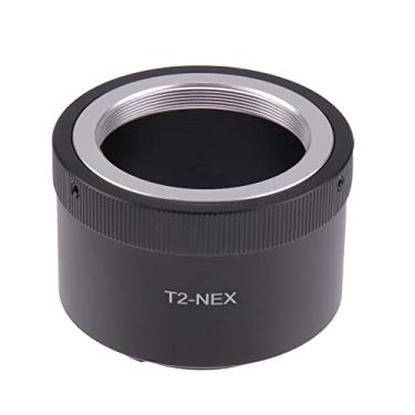Imagem de FocusFoto Anel adaptador de lente T2 T para NEX E-Mount para câmera sem espelho S0NY NEX-7 A9 A7 A7S A7R II III A7 Mark IV A9II A7RV A7RIV A7C A1 A6100 A6300 A6600 A6500 A6400 ZV-E10 Corpo