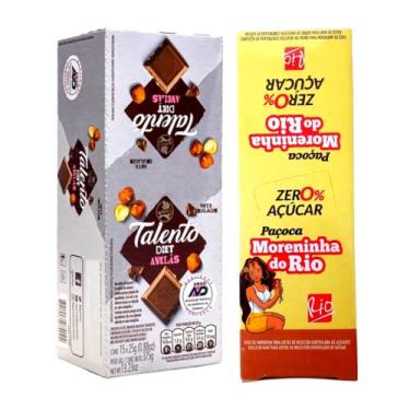 Imagem de Kit Chocolate Talento Diet + Paçoca Diet Zero Açúcar