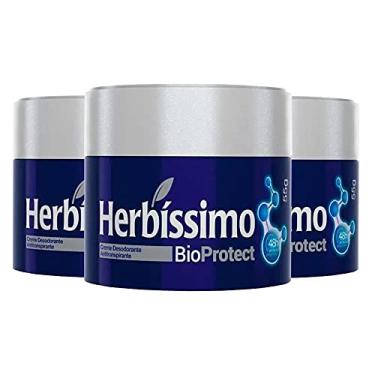 Imagem de Kit Desodorante Creme Herbíssimo Bio Protect Cedro 55g - 3 Unidades