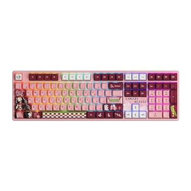 Imagem de Teclado Mecanico Demon Slayer - Kamado Nezuk Switch Cream Yellow V3 Pro (5108b-Plus) - Akko
