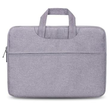 Imagem de Capa protetora para notebook bolsa de transporte compatível com laptop de 17,3 polegadas (cinza)