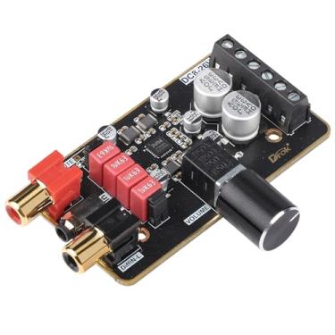 Imagem de Placa amplificadora de 12 V, DROK 15 W + 15 W 2.0 placa amplificador de áudio de canal duplo PAM8620 DC 8-26 V 24 V módulo amplificador estéreo digital classe D mini circuito amplificador de potência para sistema de som DIY