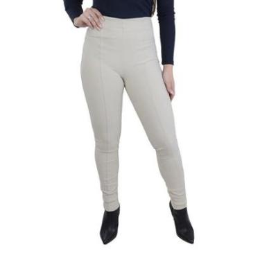 Imagem de Calça Feminina Autenticada Body Fit Luna Bege Lua - 7750-Feminino