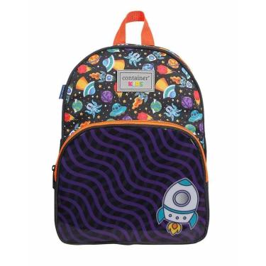 Imagem de Mochila Infantil Dermiwil Container Kids Space Preta  - 5222-Unissex