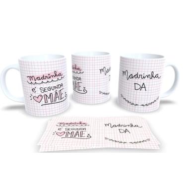 Imagem de Canecas de Porcelana Personalizadas Dinda e Dindo (Mod.11)