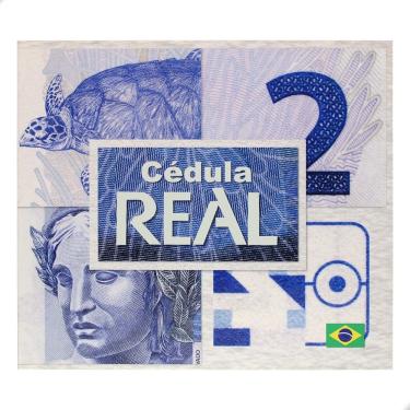 Imagem de Folder Encarte para Cédula de 2 Reais Descritivo 2ª Família