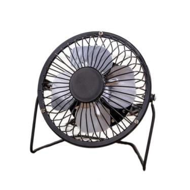Imagem de Mini Ventilador Portátil Preto Aço - Your