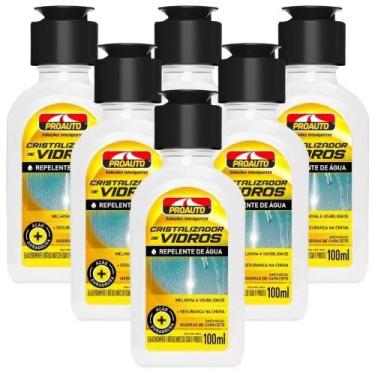 Imagem de Kit 6 Cristalizador De Vidro Repelente De Água 100ml Atacado - Proauto