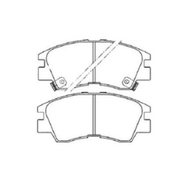 Imagem de Pastilha De Freio L200 2.5 Dianteira Com Alarme Sistema Sumitomo 1312 