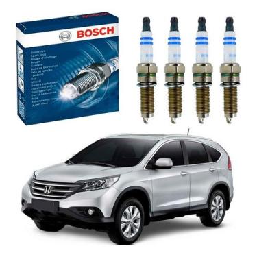 Imagem de Jogo 4 Velas Ignição Bosch Crv 2.0 Flex One 2013 A 2019