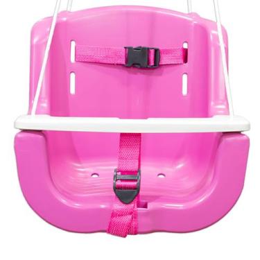 Imagem de Balanço Infantil Bebê De Plástico Crianças 1 Até 6 Azul Rosa - OESTESO