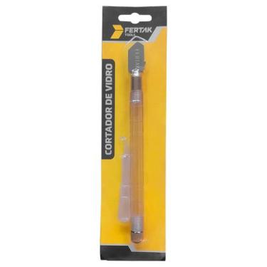 Imagem de Cortador de Vidro Profissional Manual Lâmina 18mm com Reservatório Fer
