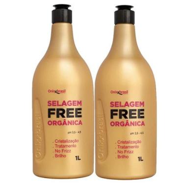 Imagem de Kit 02 Selagem 4D Free Orgânica Reconstrução Onixx Litro - Onixxbrasil