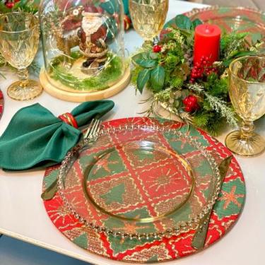 Imagem de Capas de Sousplat Supla e Guardanapo e Porta Guardanapo Mesa Posta de 