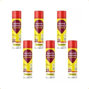 Imagem de Kit com 6 Espumas Expansivas 500ml cada unidade Quartzolit