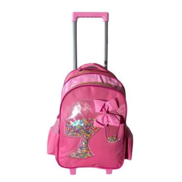 Imagem de Mochila Escolar Infantil Meninas Boneca Princesa Yepp, Rosa