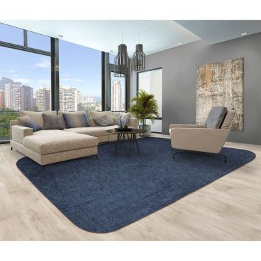 Imagem de Tapete 300x400cm Elegant Organico Cantos Azul