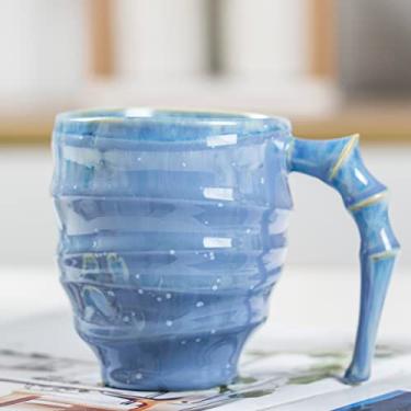 Imagem de Meicilin Caneca de porcelana 325 ml, caneca de café, caneca de chá, presente para amigos da família e casal (cor deslumbrante)