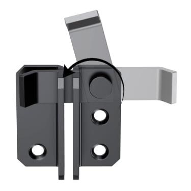 Imagem de Fechadura para porta direita, trava de segurança, trava deslizante para armário de celeiro, gaiola de animais de estimação, jardim, madeira, janela, garagem, janela, porta deslizante, aço inoxidável,