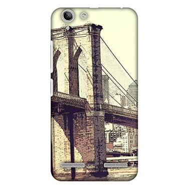 Imagem de AMZER Capa traseira rígida impressa de designer fino feito à mão para Lenovo Vibe K5/K5 Plus - Bridge Link