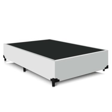 Imagem de Cama Sommier Base Box Casal 128x188x39 Premium - ProMax, BRANCO