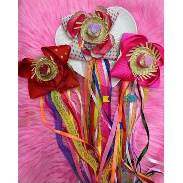 Imagem de Chapéu de Palha Mini Enfeite de Cabelo Festa Junina Papilloo