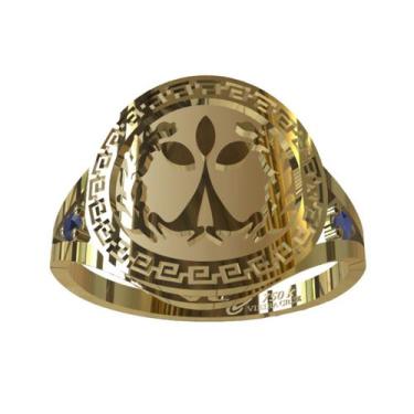 Imagem de Anel de Formatura Gestão Ambiental em Ouro 18K - Vieira Cruz Joias, 15