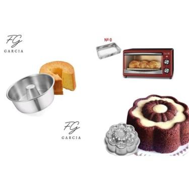 Imagem de Kit De 1 Forma Margarida Ballerine + 1 Forma De Pudim + 1 Assadeira Re