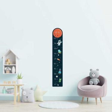 Imagem de Régua Adesiva Infantil Espacial Marte N09131 20x115CM - Adesivo BR