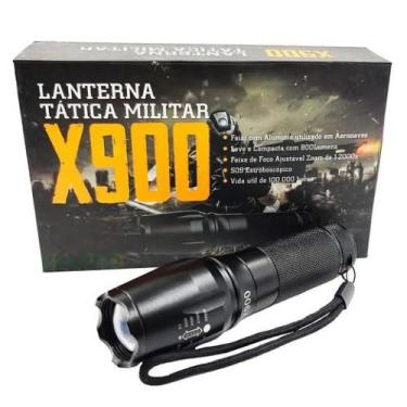 Imagem de Lanterna Tática c/ Zoom + Bateria 6800mAh + Sinalizador - MiniStar