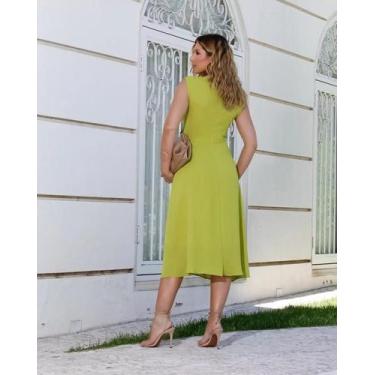 Imagem de Vestido  Midi de Manga no Crepe-Deis Seis, G