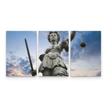 Imagem de Quadro Escritório Advocacia Estátua Deusa Justiça - Loja Wall Frame