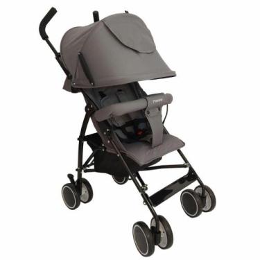 Imagem de Carrinho Bebê Alfa Passear 0 a 15kg, Cinza