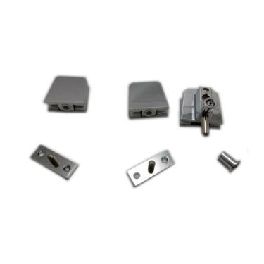 Imagem de Kit pivotante para janela de vidro temperado blindex - Bronze - Demarc