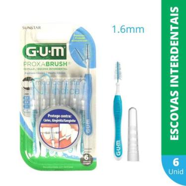 Imagem de Escova Interdental Grossa  GUM  1.6mm  6 unidades